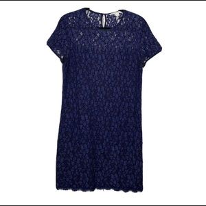DIANE VON FURSTENBERG Womens navy Short Sleeved